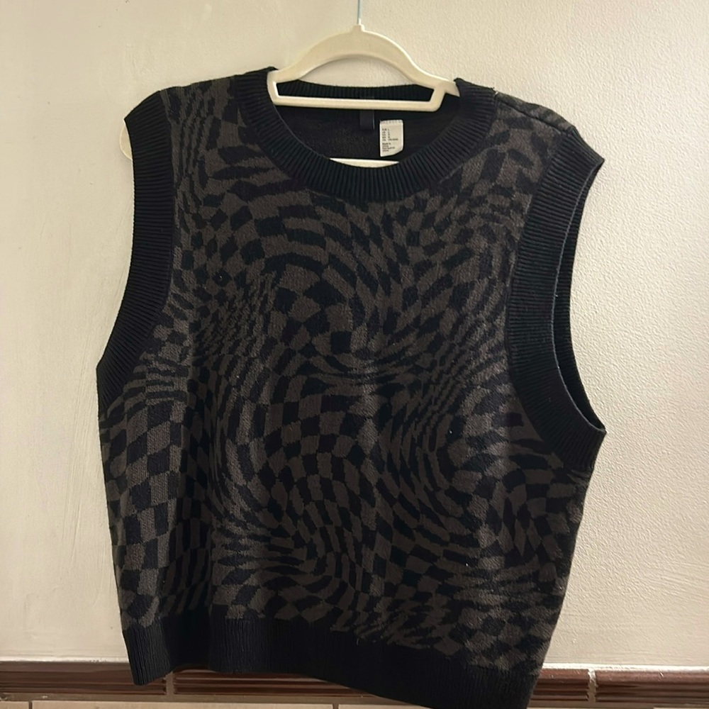 H&M Checkered Vest